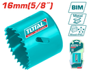 Total tools HSS bi-metal hole saw 16 mm - TAC410161