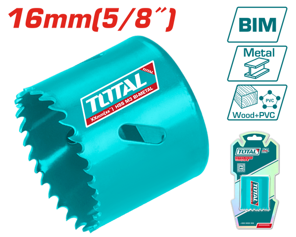 Total tools HSS bi-metal hole saw 16 mm - TAC410161