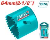 Total tools HSS bi-metal hole saw 64 mm - TAC410641