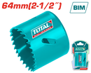 Total tools HSS bi-metal hole saw 64 mm - TAC410641