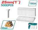 Total tools Brad nail , Length : 25 mm  5000pcs / color box - TAC918251