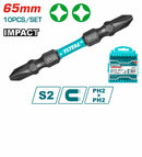 TOTAL TOOLS Impact screwdriver bit PH2  -
TACIM16PH233