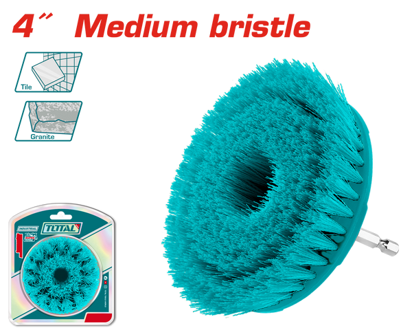 Total tools Medium bristle brush 4 "  - TACM1041