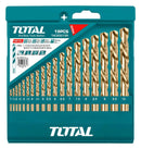 توتال تولز  طقم بنط حدادى 19 قطعة مقاسات 1 : 10 مم  TACSD0195
