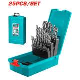 Total tools 25 Pcs HSS drill bits set 1 : 13 mm TACSD0251