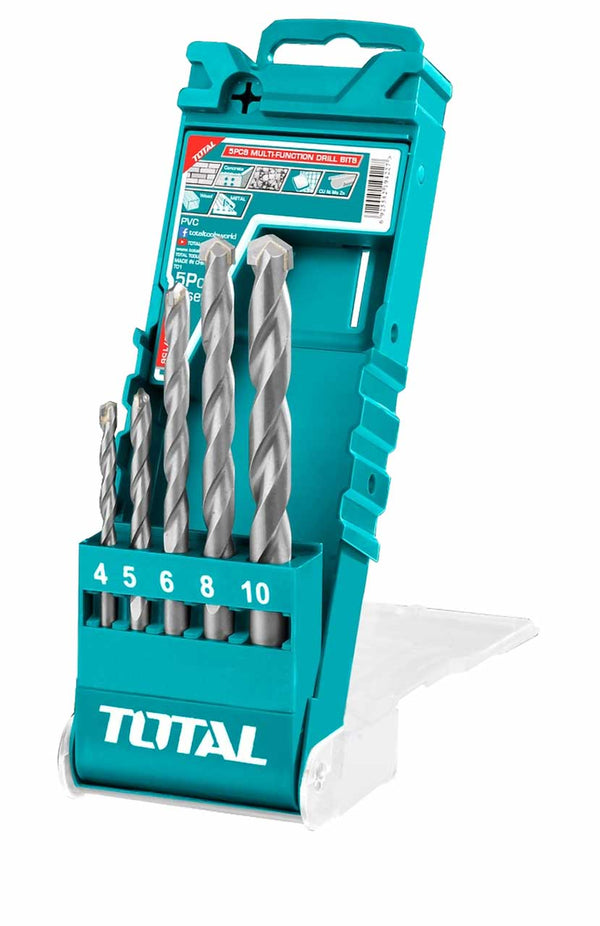TOTAL TOOLS 5PCS multi-function drill bits - TACSD7156