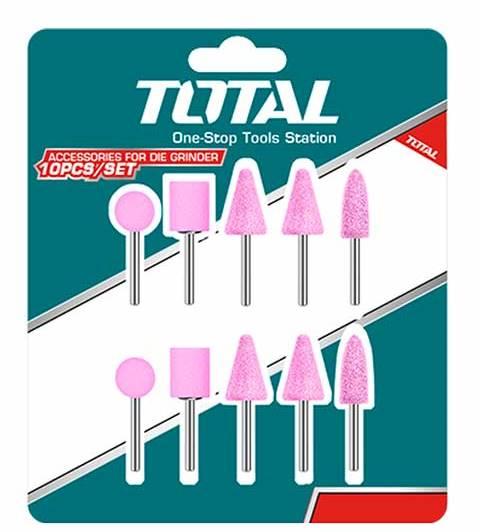 Total tools Accessories  set  for  mini grinder 10 pcs - TAKB1012