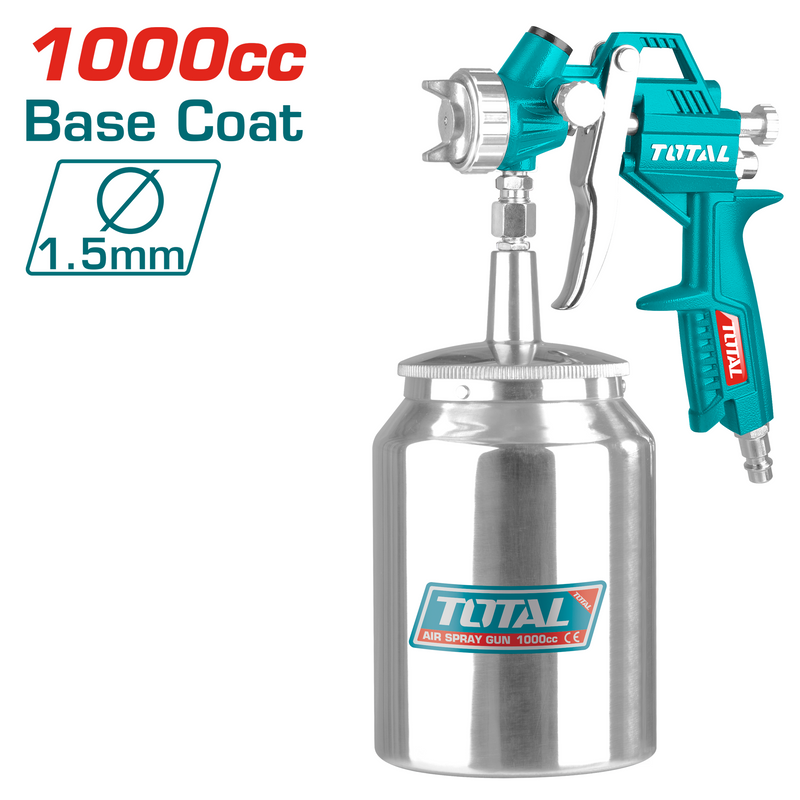 Total tools Air spray gun 1000cc  nozzle 1.5 mm - TAT11001