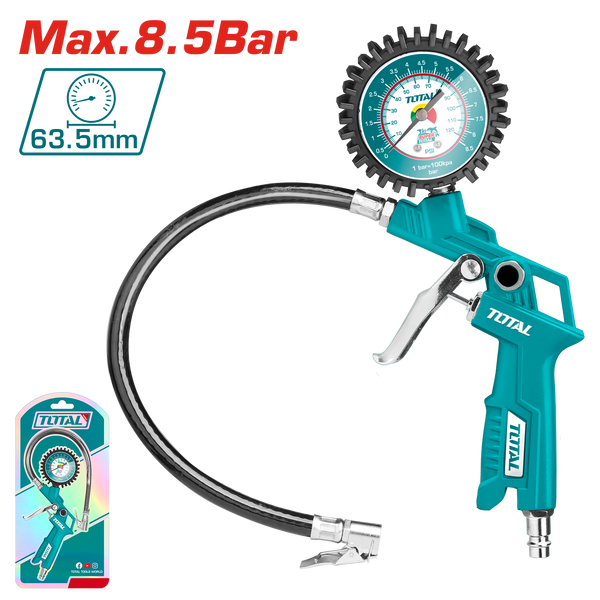 Total tools Air tire inflating gun  8.5 bar - TAT11601