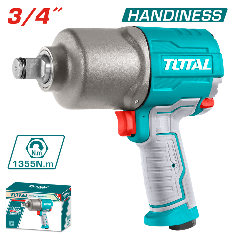 Total tools Air impact wrench 3/4 inch ,1355 N.m - TAT40341