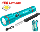 Total tools Rechargeable LED Flashlight 450  lumens  - TCFL1865051