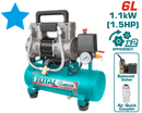 Total Tools 6L Air Compressor Tank 1.5HP Oil-Free – Model TCS1110062