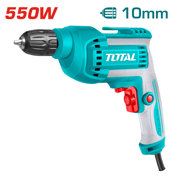 Total Tools 550W Electric Drill 10mm Keyless Chuck Variable Speed – TD551082