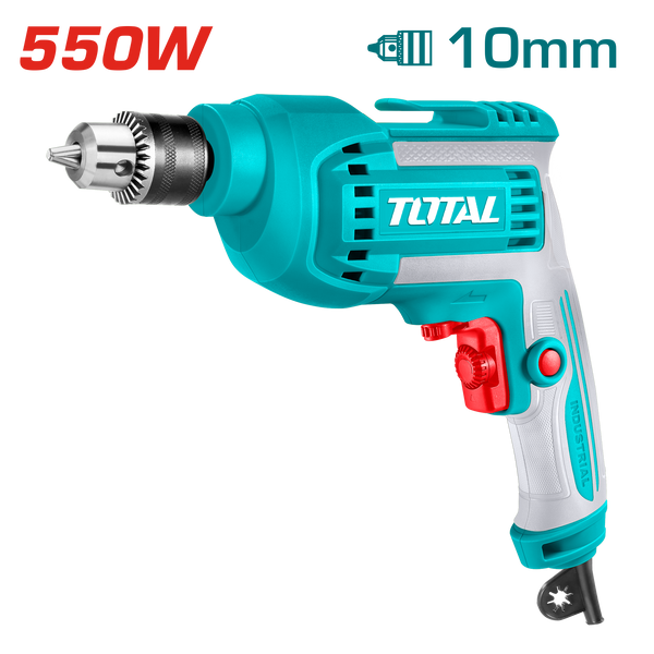 Total Tools 550W Electric Drill 10mm Metal Chuck Variable Speed – TD55108