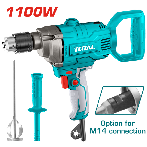 Total tools Industrial drill ( Mixer ) 16 mm 1100 W - TD61106