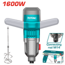 TOTAL Tools 1600W Variable Speed Paint Mixer with Mixing Paddle –  TD716008