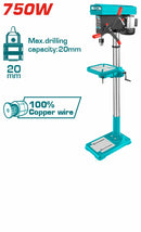 TOTAL TOOLS Drill press 750 Watt  -TDP207505