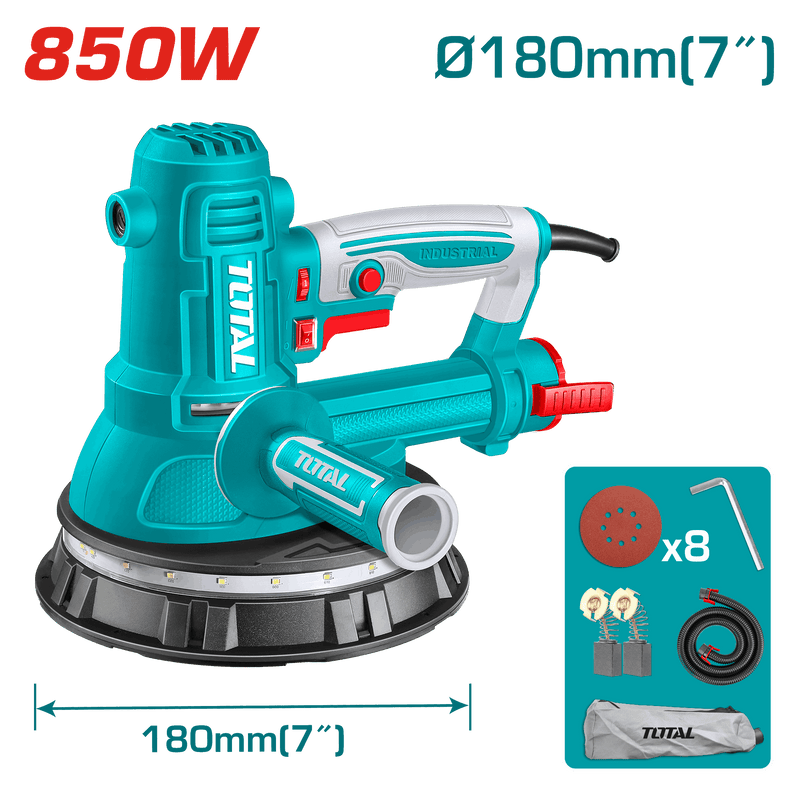 Total Tools 850W Drywall Sander 7" Variable Speed – TDWS10508