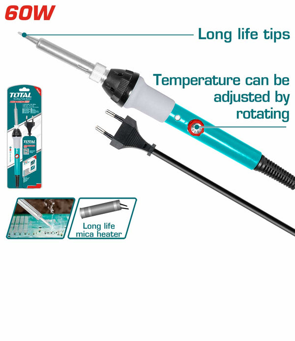 TOTAL TOOLS Electric soldering iron 60w - TET160831