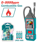 توتال تولز كاشف غاز ديجيتال  شاشة LCD  مع 3 حجر بطارية موديل  TETGA031