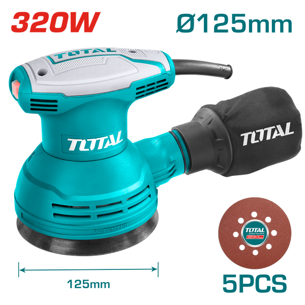 Total tools Rotary sander 5" 320 W - TF2031256