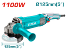 Total tools Angle grinder 5 " 1100 w -TG11012556