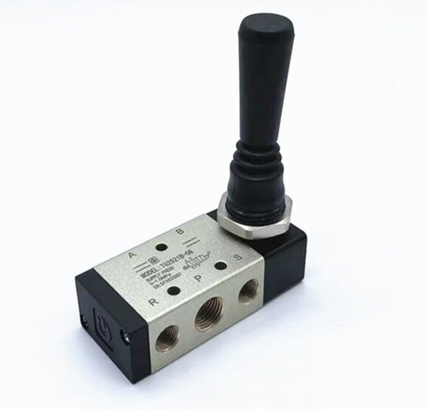 Manual Air Hand Control Valve Pull Push 5-Way 2-Position port 1/4 -TG2521B-08