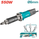 Total Tools 6mm Long Die Grinder 550W – TG55061