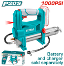 توتال تولز مسدس شحم بطاريه 20 فولت 453 جرام بدون بطارية و شاحن TGGLI2010 