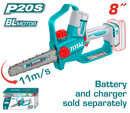 Total Tools 20V 8" Cordless Chainsaw without Battery and Charger –  TGSLI2088