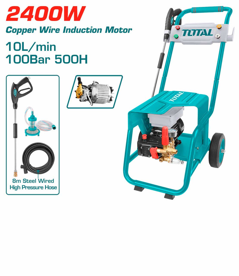 TOTAL TOOLS High pressure washer 2400W 100Bar - TGT11176