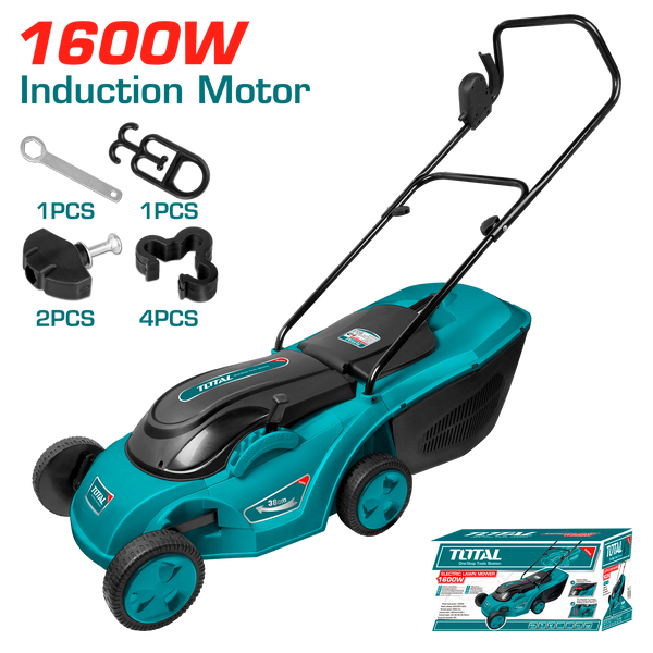 Total Tools Electric lawn mower 1600 W 38 cm induction motor --TGT616151