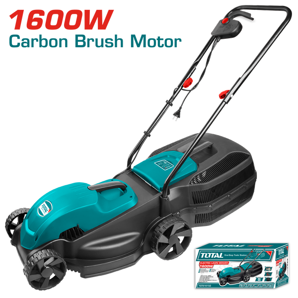 Total Tools Electric lawn mower 1600 W 38 cm Carbon brush motor -TGT616152