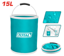 Total Tools Waterproof Fabric Folding Bucket with Metal Handle 15L – TGTFB15