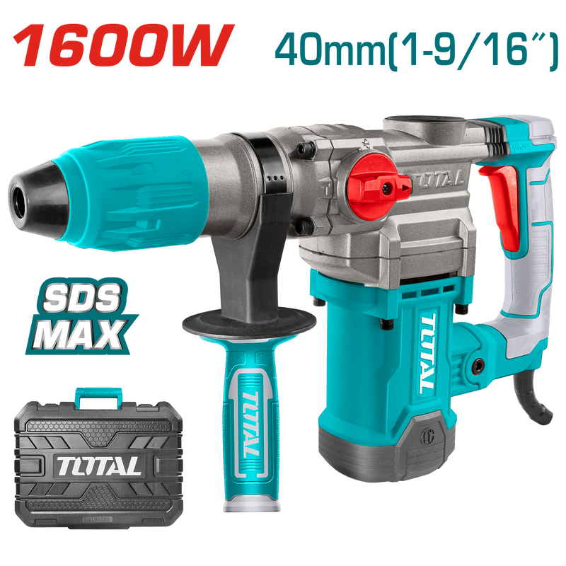 Total tools Rotary hammer SDS MAX  40 mm 1600 w - TH1163855