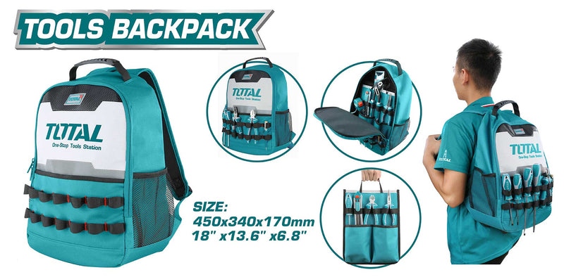 TOTAL TOOLS Tools Backpack - THBP0201