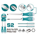 توتال تولز طقم مفك عادة وصليبه 2 قطعه-THGSS2206