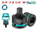 Total tools Impact socket adapter  3/4" (F) X 1/2" (M) - THIAD3412