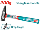 Total tools Machinist hammer 200G fiberglass handle - THMH62200