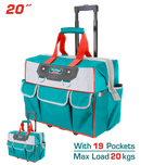 Total tools Industrial Rolling rigid tool bag 20" - THRRTB2012