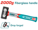 Total tools Stoning hammer 2000g with fiber hand - THSTH62000