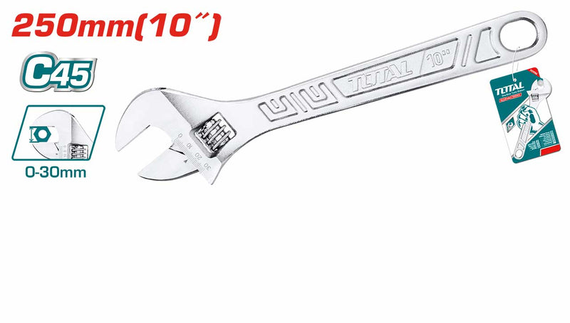 Total tools Adjustable wrench 10" - THT1010103