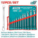 طقم ادوات ميكانيكية احترافي من توتال تولز – طقم بنسة تيل ، لقمة 34 مم  ، طقم مفتاح مشرشر 12 ق  ، و  مفتاح  دق  مشرشر 36 مم - Promotion-007
