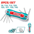 توتال تولز  الانكيه جيب نجمة 8 قطع -  THT1061846