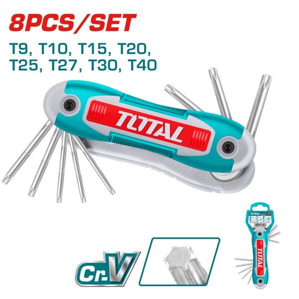 TOTAL TOOLS
 8pcs Torx key  THT1061846