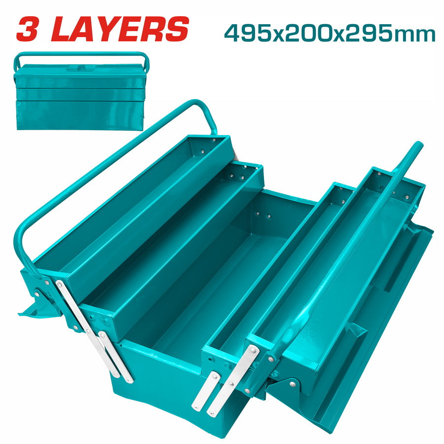 Total Tools Rack توتال تولز شنطة عدة معدن 5 درج - THT10701