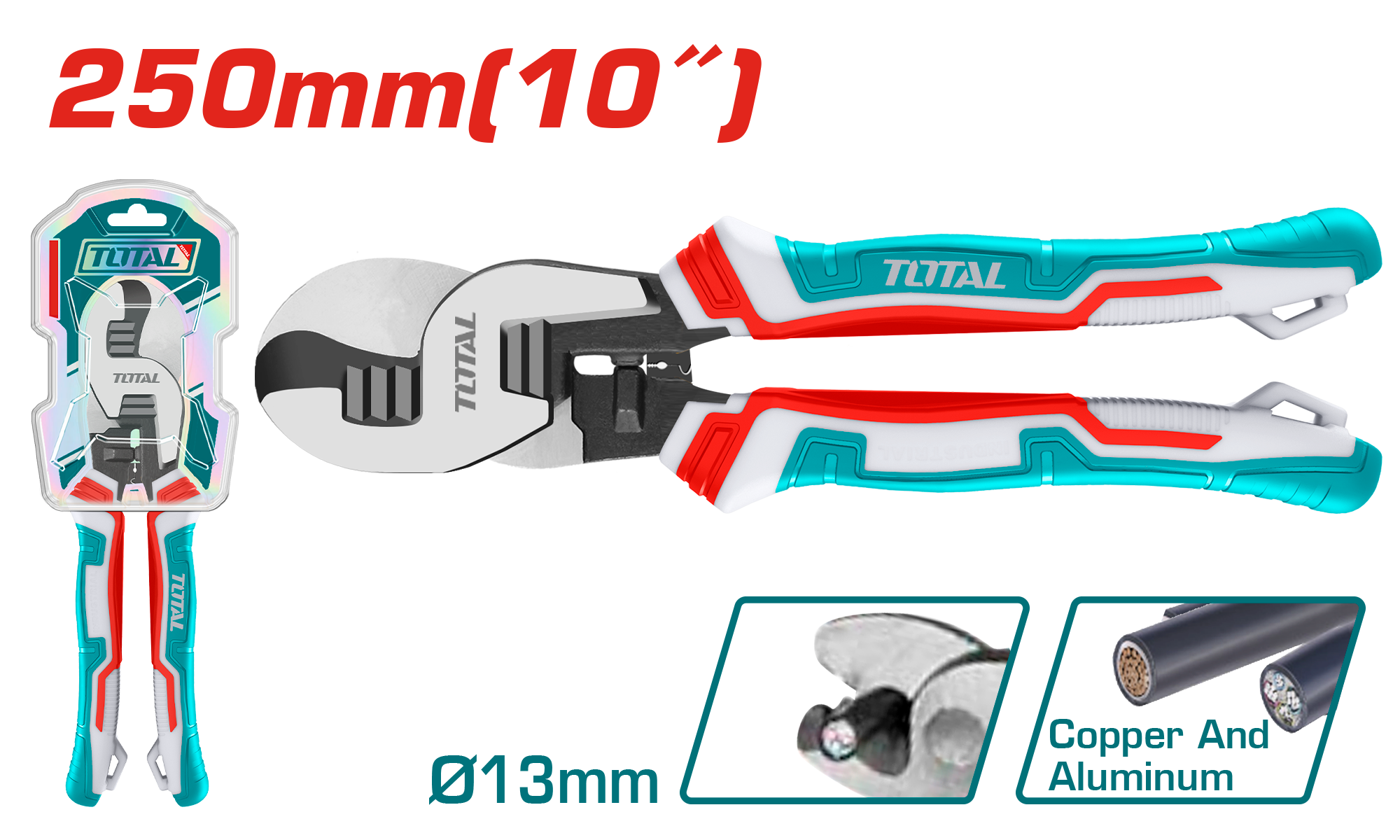 Total tools Heavy duty cable cutter 10 inch - THT115102