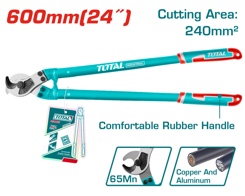 Total tools Industrial Cable cutter 24"  240 mm - THT115242