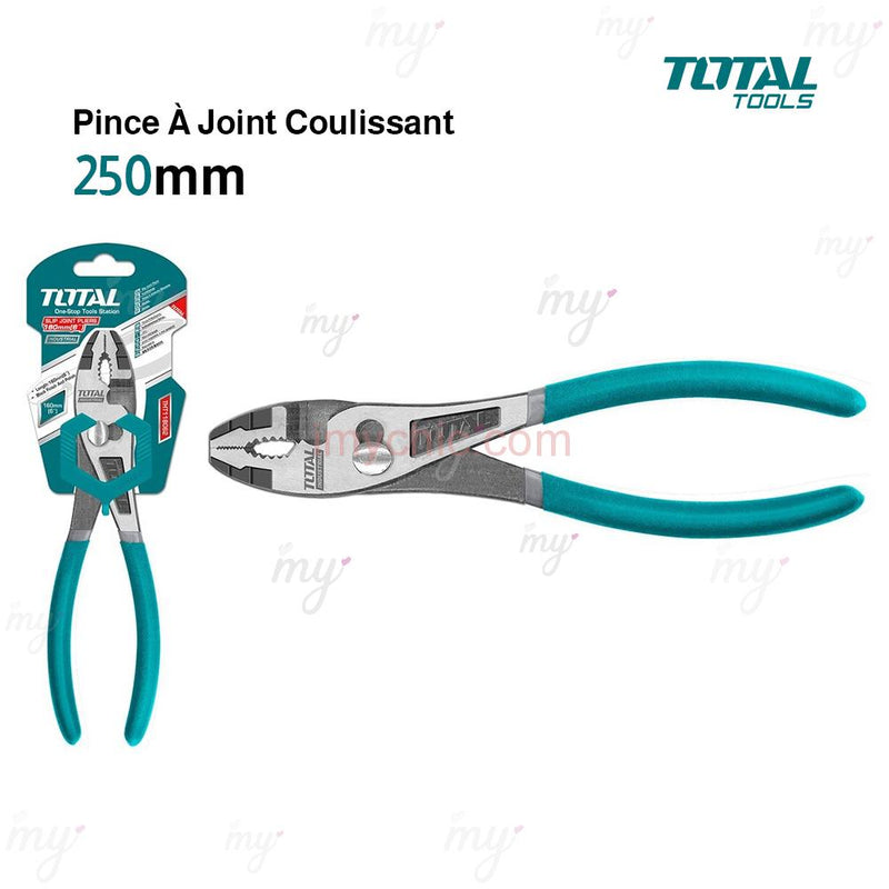 TOTAL TOOLS Slip joint pliers 250mm(10"inch)-THT118102