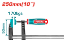 توتال تولز كلامب حرف F (قمطه ) مقاس 250 X 50 مم -THT1320503